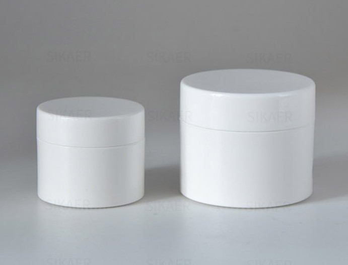 50g 100g PLA biodegradable white cream jar