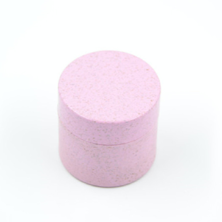 50g eco-friendly pink straw thick wall jar