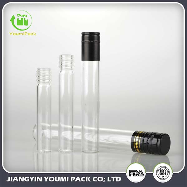 Glass test-tube for wine packaging 80ml